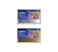 8 metallic transfer sheets 10 x 20 cm Brother ScanNCut - gold & silver
