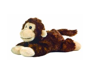 8" Mini Flopsie Cheki Chimp Soft Toy - Aurora 8inch Monkey New - aurora flopsie 8inch monkey new - Plush Soft Toy