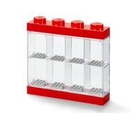 LEGO Mini Figure Display (8 Minifigures) - Bright Red