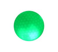 8 Minute Continuous Glow Personalised LED Golf Balls with Custom Pattern - 6 Colour Sparkle Light Up Balls for Night Golf,Golf Lovers (Green)