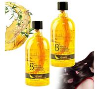 8 Minute Ginseng Shampoo,Ginseng Extract Root Nourishing Shampoo,Botanical Extracts Gently Nourish Hair,for Stronger,Thicker,Longer Hair