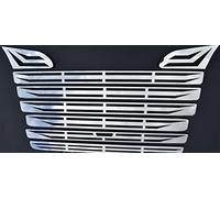 8 mirror polished stainless steel decorations SCANIA R 2004-09 front grill covers + front air vent covers