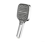 8-Mode Shower Head Optimized for High-Pressure Output and Reduced Water Usage in Standard Bathroom Installations (Silver)
