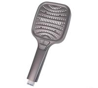 8 Modes Adjustable Large Shower Head with High-Pressure Flow and Water-Saving Design, ABS Handheld Bathroom Fixture(Grey)