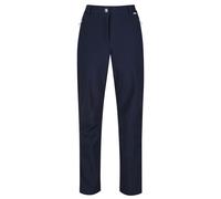 (8, Navy) Regatta Great Outdoors Womens/Ladies Geo Softshell II Regular Leg Trousers