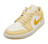 (8) Nike Air Jordan 1 Low Womens Fashion Trainers in White Yellow