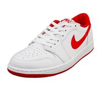 (8) Nike Air Jordan 1 Retro Low Og Mens Fashion Trainers in White Red