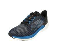 NIKE Air Winflo 9 Men's Trainers, Obsidian Dk Navy Blue Black White, 8 UK