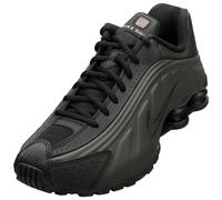 Nike Men's Shox R4 Shoes, Black/Black/Black/Bright Crims, 8