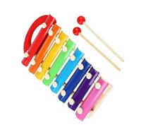 8 Note Exquisite Rainbow Metal Durable Soundboard Glockenspiel Percussion Instrument Glockenspiel Percussion Instrument