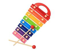 8 Note Metallic Rainbow Soundboard Glockenspiel Instrument For Beginners Professional Glockenspiel Set