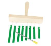 8 Note Portable Winds Chimes Instrument With Wood Handle Musical Chimes For Musical Practice And Stage Performances