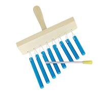 8 Note Portable Winds Chimes Instrument With Wood Handle Musical Chimes For Musical Practice And Stage Performances Portable Chimes For Practice