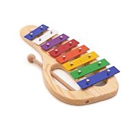 8 Note Rainbow Glockenspiel by Gear4music