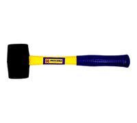 8 OZ FIBRE SHAFT RUBBER HAMMER MALLET TENT PEGS