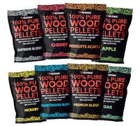 (8 Pack) 1 lb Smoker Pellets Variety Pack, Wood Smoking Pellets, BBQ Pellets for Smoker, Wood Pellets, Smoking Pellets for Smoker, Pellet Grill Pellets, Hardwood Pellets - Intended for Ninja Woodfire
