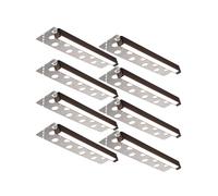 8-Pack 12 Inch 3W LED Hardscape Paver Light, 12V Low Voltage AC/DC, Retaining Wall Lights Outdoor, IP65 Waterproof, Daylight 5000K, ETL Listed, 40,000 Hours Lifespan