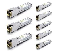 [8 Pack] 1G SFP to RJ45 Mini-Gbic Module 100m, 1000Base-T Copper Transceiver Compatible for Cisco GLC-T/SFP-GE-T, Meraki, Ubiquiti UniFi UF-RJ45-1G, Netgear, Zyxel, D-Link and More