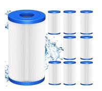 8 PACK 20 Micron 5" x 2.5" Water Filter Replacement Cartridge Compatible with Most Cold Plunge System, Ice Bath, Ice Pod, Water Chiller, Under-Sink Filters