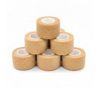 8 Pack 25cm x 45m Finger Tape Self-Adhesive Elastic Bandage