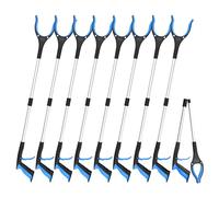 8 Pack 32 Inch Grabber Reacher Tool, Heavy Duty Lightweight Trash Picker Upper Grabber for Elderly Assist, Easy-Grip Non-Slip Handle, Multi-Use Home Outdoor Community Cleanup Mobility Aid Tool