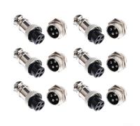 8-Pack 4-Pin Connector Set Male Female for Cobra Radios | 4 male 4 female , fits for cobra for midland, for cb HAM repair, quick swap, stable signal transmission