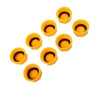 8 Pack 5 Gallon Fuel Tank Lids with Coarse Thread, Leakproof and Plastic Construction for Reliable Outdoor Use