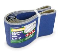 8 Pack 6 x 48 Inch Zirconia Sanding Belts, 60 Grit Heavy Duty Belt Sander Paper, Fits Belt Sander & Bench Sander for Professional Woodworking, Metal Polishing and Surface Refinishing