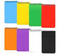 8 Pack A7 Pocket Notebook,Small Pocket Notebook,Spiral Memo Pads