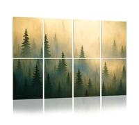 8 Pack Acoustic Foam Panels Sound Proofing above pine forests Misty morning view wet mountain area Acoustic Wall Panel Soundproofing for Livingroom Nursery Room 120x80cm Home Decor
