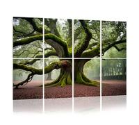 8 Pack Acoustic Foam Panels Sound Proofing Angel Oak Tree Johns Island South Acoustic Wall Panel Soundproofing for Livingroom Nursery Room 120x80cm Home Decor