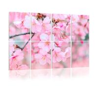 8 Pack Acoustic Foam Panels Sound Proofing Beautiful full bloom cherry blossoms Japan Acoustic Wall Panel Soundproofing for Livingroom Nursery Room 120x80cm Home Decor
