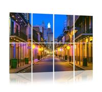 8 Pack Acoustic Foam Panels Sound Proofing bourbon street new orleans neon citys pictures Acoustic Wall Panel Soundproofing for Livingroom Nursery Room 120x80cm Home Decor