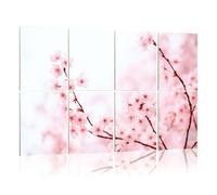 8 Pack Acoustic Foam Panels Sound Proofing Cherry Blossom Japan Acoustic Wall Panel Soundproofing for Livingroom Nursery Room 120x80cm Home Decor