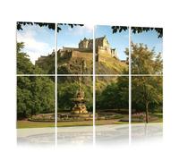 8 Pack Acoustic Foam Panels Sound Proofing edinburgh castle scotland from princes street Acoustic Wall Panel Soundproofing for Livingroom Nursery Room 120x80cm Home Decor