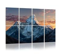 8 Pack Acoustic Foam Panels Sound Proofing Evening view Ama Dablam Acoustic Wall Panel Soundproofing for Livingroom Nursery Room 120x80cm Home Decor