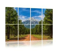 8 Pack Acoustic Foam Panels Sound Proofing Flagstaff Arizona Road to Mountains Acoustic Wall Panel Soundproofing for Livingroom Nursery Room 120x80cm Home Decor