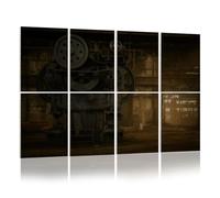 8 Pack Acoustic Foam Panels Sound Proofing Industrial Machine Abandoned Factory Vintage Gears Dark Atmosphere Acoustic Wall Panel Soundproofing for Livingroom Nursery Room 120x80cm Home Decor