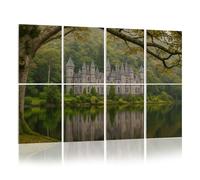 8 Pack Acoustic Foam Panels Sound Proofing Kylemore Abbey Connemara mountains Ireland Acoustic Wall Panel Soundproofing for Livingroom Nursery Room 120x80cm Home Decor