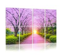 8 Pack Acoustic Foam Panels Sound Proofing Light end cherry tree tunnel walkway Acoustic Wall Panel Soundproofing for Livingroom Nursery Room 120x80cm Home Decor