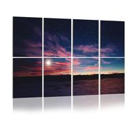 8 Pack Acoustic Foam Panels Sound Proofing Moon gazing II Acoustic Wall Panel Soundproofing for Livingroom Nursery Room 120x80cm Home Decor