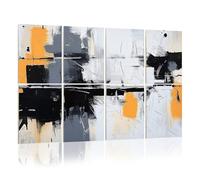 8 Pack Acoustic Foam Panels Sound Proofing Panels Abstract realism broad strokes oil painting texture Acoustic Wall Panel Soundproofing for Livingroom Nursery Room 48"x32" Home Decor