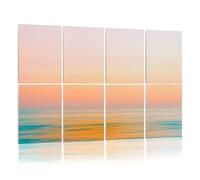 8 Pack Acoustic Foam Panels Sound Proofing Panels Abstract sunrise sky ocean nature Acoustic Wall Panel Soundproofing for Livingroom Nursery Room 48"x32" Home Decor