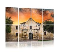 8 Pack Acoustic Foam Panels Sound Proofing Panels Alamo San Antonio TX Acoustic Wall Panel Soundproofing for Livingroom Nursery Room 48"x32" Home Decor