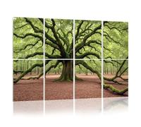 8 Pack Acoustic Foam Panels Sound Proofing Panels Angel Oak Tree Johns Island South Acoustic Wall Panel Soundproofing for Livingroom Nursery Room 48"x32" Home Decor