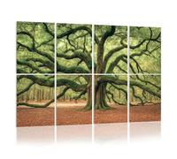 8 Pack Acoustic Foam Panels Sound Proofing Panels Angel Oak Tree Johns Island South Acoustic Wall Panel Soundproofing for Livingroom Nursery Room 48"x32" Home Decor