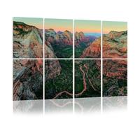8 Pack Acoustic Foam Panels Sound Proofing Panels Angel s Landing Zion National Park Acoustic Wall Panel Soundproofing for Livingroom Nursery Room 48"x32" Home Decor