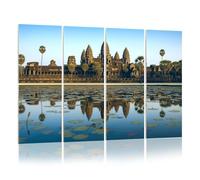 8 Pack Acoustic Foam Panels Sound Proofing Panels angkor before sunset cambodia waters Acoustic Wall Panel Soundproofing for Livingroom Nursery Room 48"x32" Home Decor