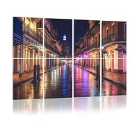 8 Pack Acoustic Foam Panels Sound Proofing Panels bourbon street downtown new orleans carnivals Acoustic Wall Panel Soundproofing for Livingroom Nursery Room 48"x32" Home Decor