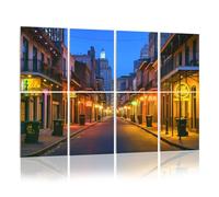8 Pack Acoustic Foam Panels Sound Proofing Panels bourbon street new orleans neon citys pictures Acoustic Wall Panel Soundproofing for Livingroom Nursery Room 48"x32" Home Decor